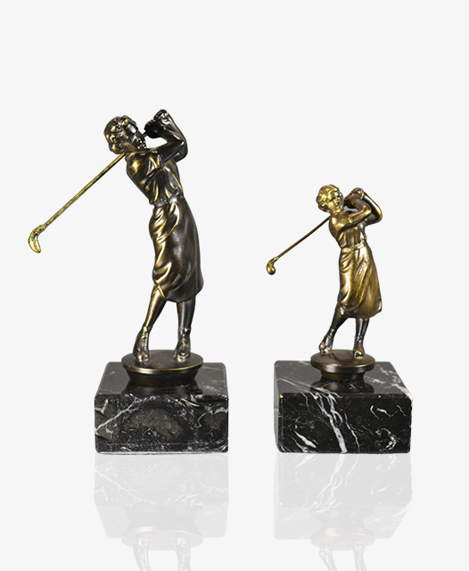 Klassische Metallgußfiguren