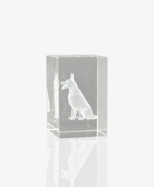 3D Quader Schäferhund