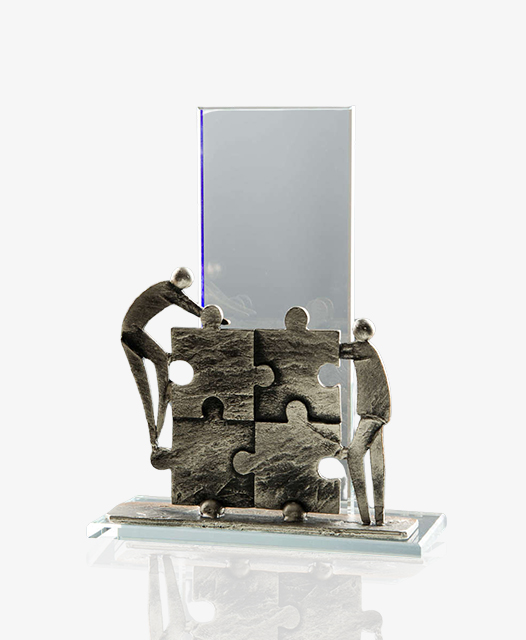 Glasaufsteller Puzzle